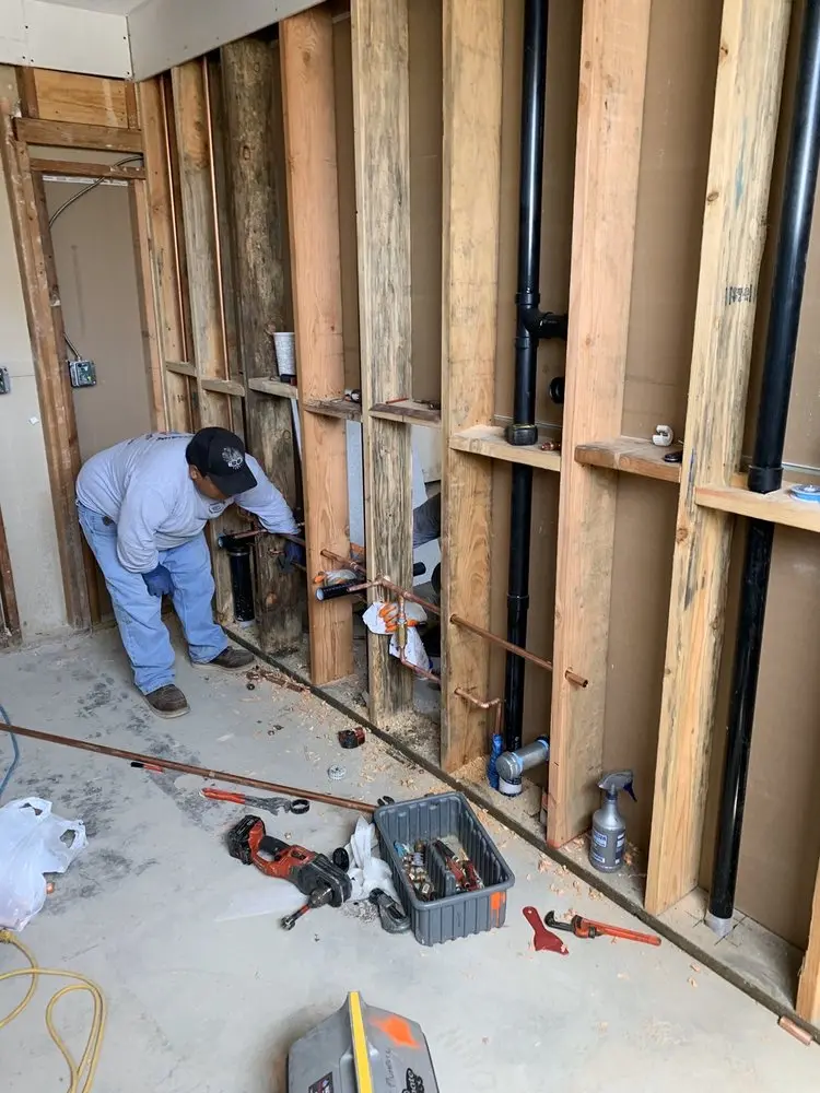Commercial rough-in plumbing for Gas Line Repair in Little Georgetown